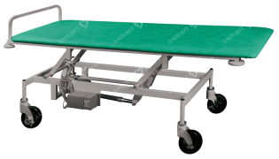 Cart for transportation of the patient with height adjustment, electric drive and autonomous power supply ТPBE